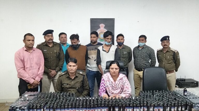 *525 नग फेन्सी कॉफ सिरप जप्त सिरप की कीमत 1,57,500 रु .। नारकोटिक्स सेल की लगातार कार्यवाही से दहशत में नशे के कारोबारी*