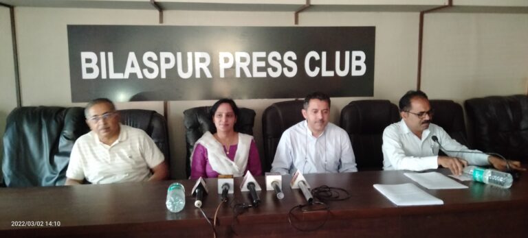 *बिलासपुर शिशु अकादमी द्वारा 4 मार्च 2022 को सुबह 11:00 बजे आईएमए हॉल में नि:शुल्क थैलेसीमिया एवं सिकल सेल एनीमिया के प्रति जागरूकता शिविर*