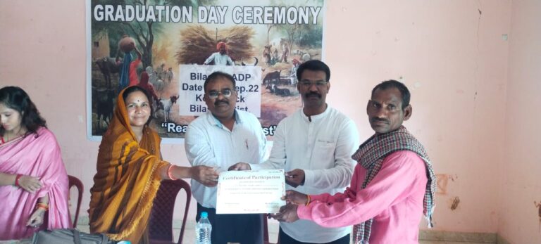 *संस्था वर्ल्ड विजन इंडिया द्वारा ग्रेजुएशन प्रोग्राम किया गया*