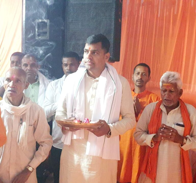 *जीवन को सफल बनाने के लिए धार्मिक कार्य के साथ ही अच्छे कर्म भी करने चाहिए – जिला पंचायत सभापति अंकित गौरहा*