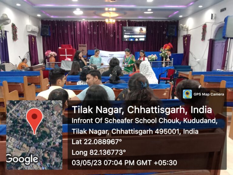 मेंटल हेल्थ कैंप का हुआ आयोजन…..चर्चऑफ खराईस्ट बिलासपुर बना साक्षी… पढ़े पूरी खबर*