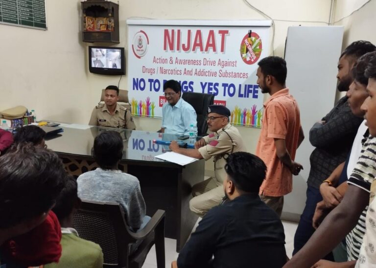 *थाना तारबाहर बिलासपुर मे नशे के आदी हो चुके लोगों को नशे से मुक्ति दिलाने की गई काउंसलिंग*