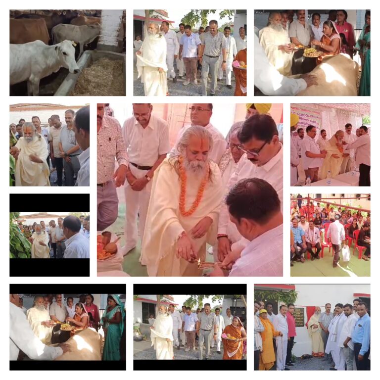 *कामधेनु गौशाला में हुआ सेड लोकार्पण*