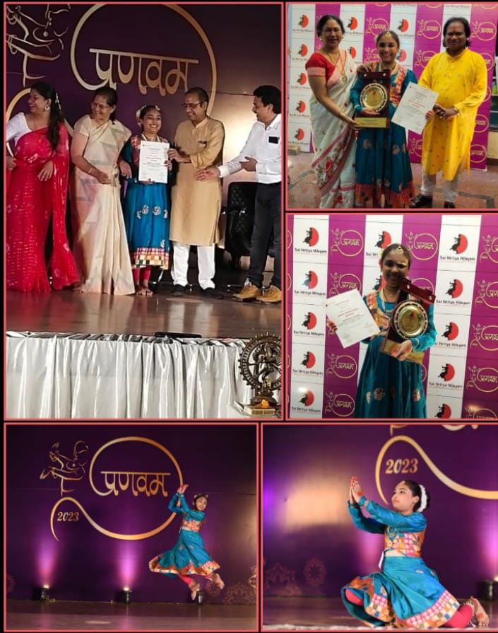 *प्राख्या खंडेलवाल ने कथक नृत्य में शानदार प्रदर्शन कर एक बड़ा खिताब “कला अभ्युदिता” अपने नाम किया… प्राख्या वरिष्ठ पत्रकार पंकज खंडेलवाल की सुपुत्री है*