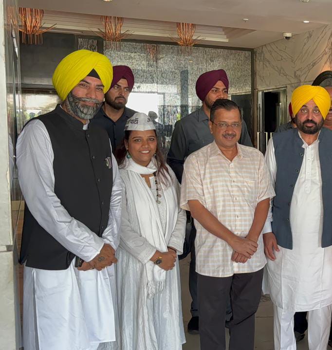 *केजरीवाल ने जसबीर सिंह को दी शुभकामनाएं, कहा बिल्हा की जनता इस बार आप को ही चुनेगी* 