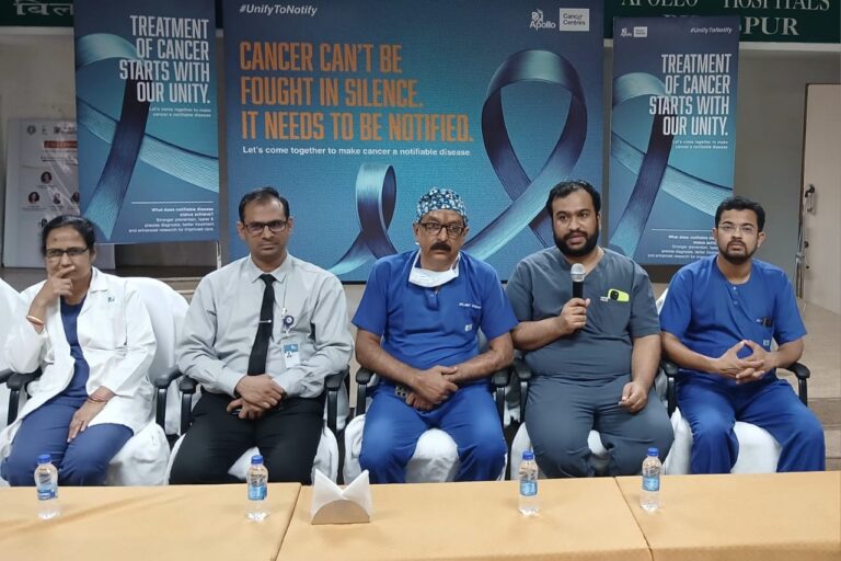 *विश्व कैंसर दिवस पर अपोलो हाॅस्पिटल बिलासपुर कैंसर मरीज जिनका पिछले दो वर्षों में अपोलो कैंसर सेंटर में ईलाज हुआ है या ईलाज जारी है, उनके परिजनों के लिए निशुल्क स्वास्थ्य जांच*,