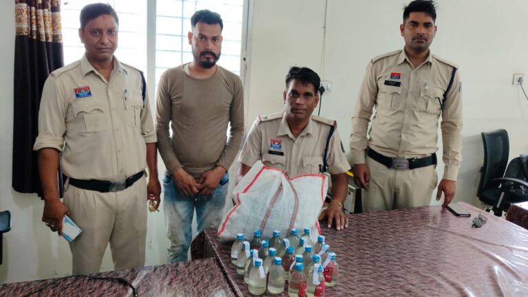 *ऑपरेशन प्रहार” के तहत सकरी पुलिस की कार्रवाई, 7.38 लीटर अवैध शराब जब्त, एक गिरफ्तार*