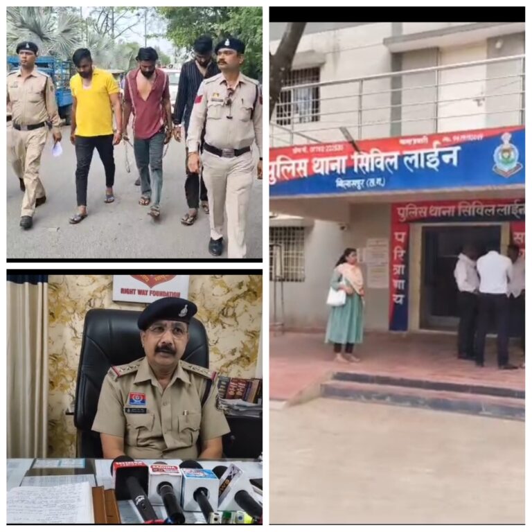 हेवन्स पार्क होटल के बाहर बाउंसर पर चाकू से हमला: तीन आरोपी गिरफ्तार, पुलिस ने निकाला पैदल जुलूस