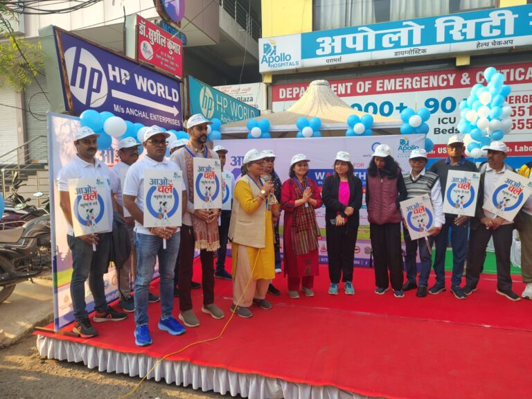 *बिलासपुर में “चलो चले मधुमेह से लड़ें” मेगा वॉकाथॉन—1100 लोगों की भागीदारी के साथ अपोलो हॉस्पिटल ने दिया स्वस्थ जीवन का संदेश*