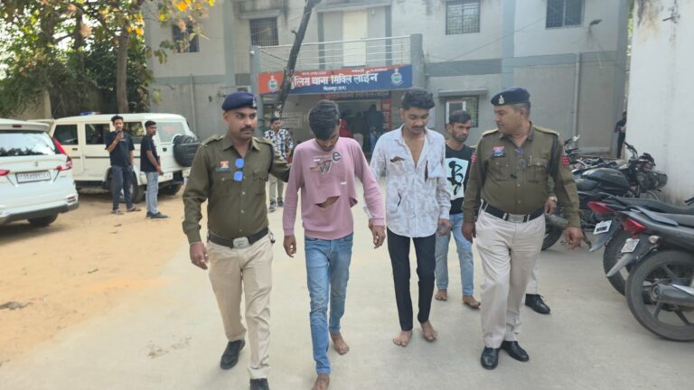 न्यू रिवर व्यू रोड पर खतरनाक स्टंट का वीडियो वायरल, सिविल लाइन पुलिस की त्वरित कार्रवाई—कार, ड्रोन जप्त, तीन युवक गिरफ्तार