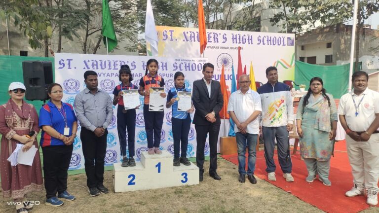 *सेंट ज़ेवियर्स हाई स्कूल में खेलों के ज़रिए बच्चों का सर्वांगीण विकास, वार्षिक खेल महोत्सव 2026 में दिखा अनुशासन और उत्साह*