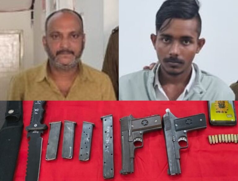 *बिलासपुर पुलिस का बड़ा प्रहार: मिनीबस्ती से हथियारों और नशे का जखीरा बरामद, भोपाल तक फैले नेटवर्क का भंडाफोड़*