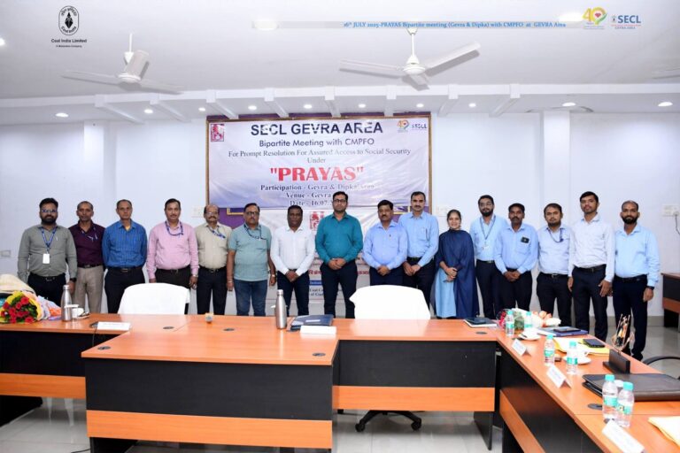 *एसईसीएल की सराहनीय पहल: ‘प्रयास’ अभियान से 846 विधवा-परिजनों को मिला पीएफ-पेंशन का हक़*
