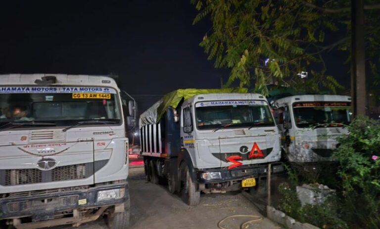 *अवैध खनन पर खनिज विभाग की सख्ती, तीन दिन के अभियान में 11 वाहन जब्त*