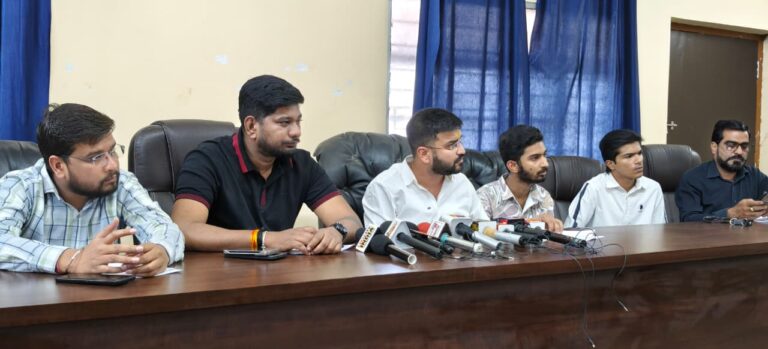 *छात्रसंघ चुनाव बहाली को लेकर NSUI का बड़ा ऐलान, चरणबद्ध आंदोलन शुरू—शिक्षा व्यवस्था पर उठाए गंभीर सवाल*