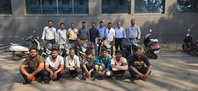 *बिलासपुर पुलिस की बड़ी सफलता: शातिर बाइक चोर गिरोह का पर्दाफाश, 7 आरोपी गिरफ्तार, 6 मोटरसाइकिल बरामद*