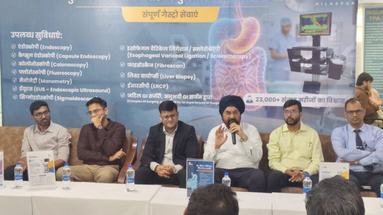 *अपोलो बिलासपुर में गैस्ट्रो इलाज की नई उड़ान, 61 हजार से ज्यादा प्रोसीजर्स के साथ जुड़ी अत्याधुनिक तकनीकें*
