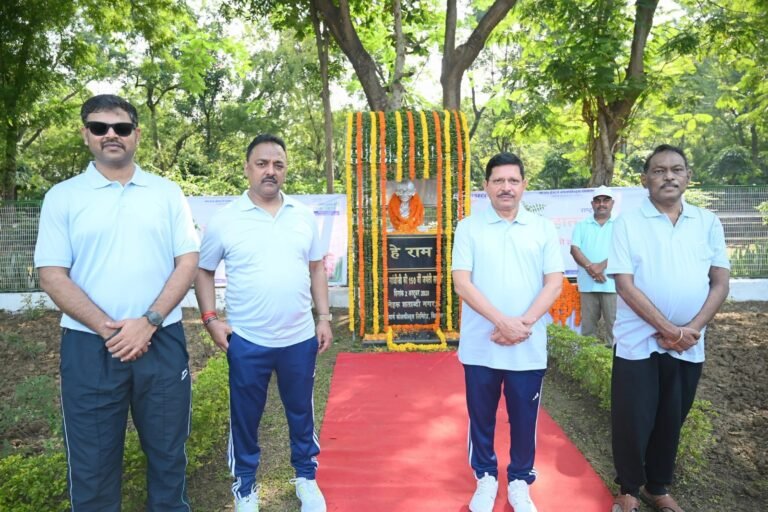 *एसईसीएल मुख्यालय में मनाई गई गांधी जयंती, स्वच्छता ही सेवा व स्पेशल कैंपेन 6 के तहत हैप्पी रन का आयोजन*