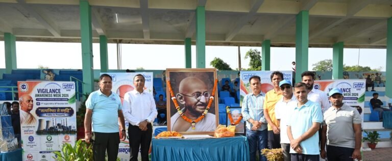 *एनटीपीसी सीपत में गांधी जयंती आयोजन के साथ सफाई मित्रों का सम्मान व संविदा कर्मियों के लिए खेलकूद महोत्सव आयोजित*